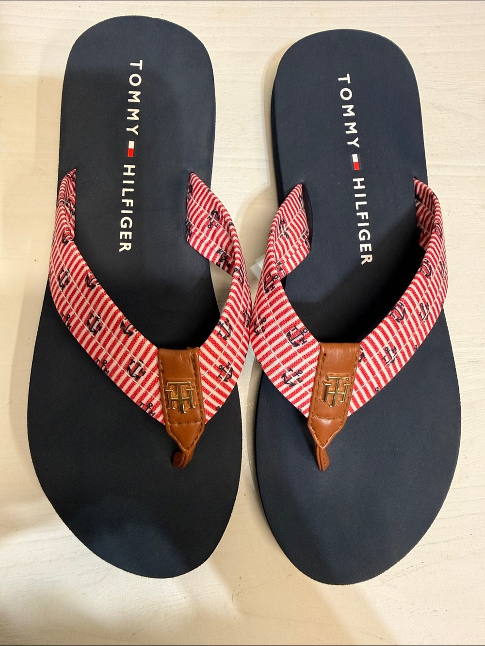 Ladies Tommy Hilfiger Thong Sandals